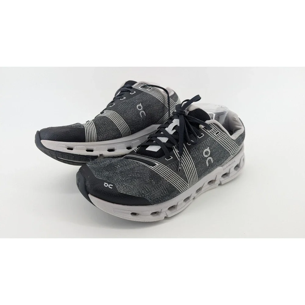 On Cloudstratus Mens Running Shoes Black Shadow 55.98634 Size 9.5
